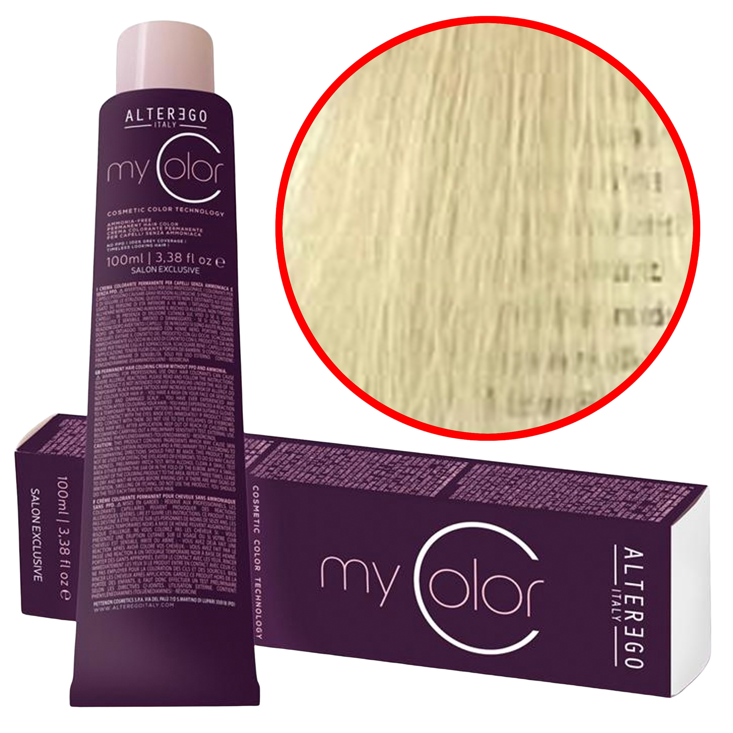 Alter Ego My Color 10/0 farba do włosów platynowy blond 100ml
