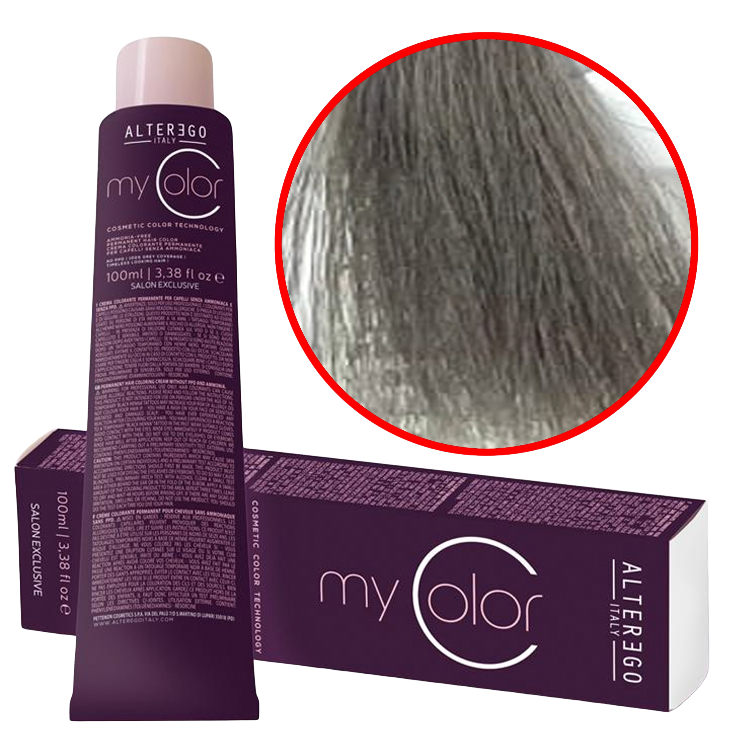 Alter Ego My Color 7/1 farba do włosów blond popielaty 100ml