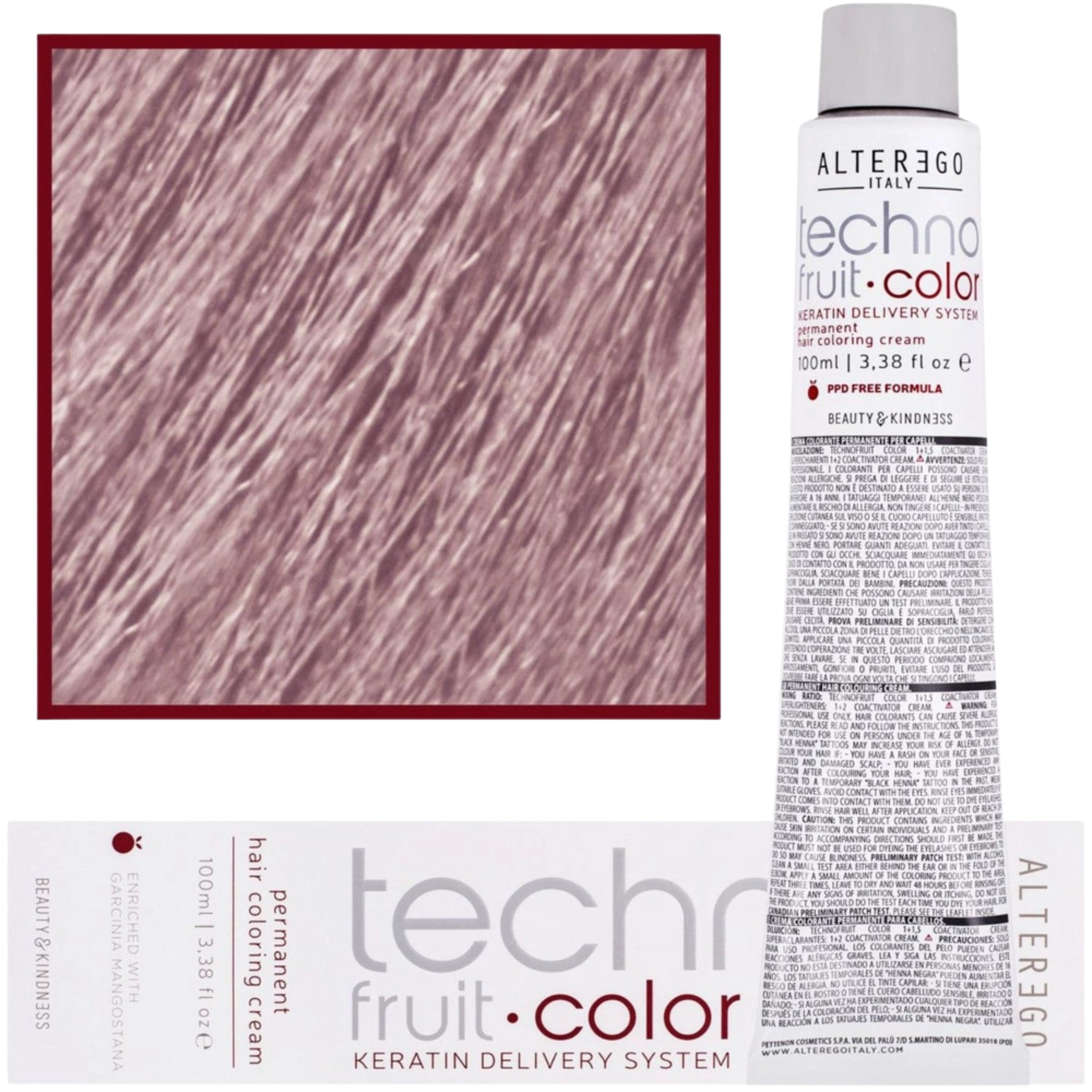 Alter Ego Technofruit Color 10/12 farba do włosów blond platynowy perłowy 100ml