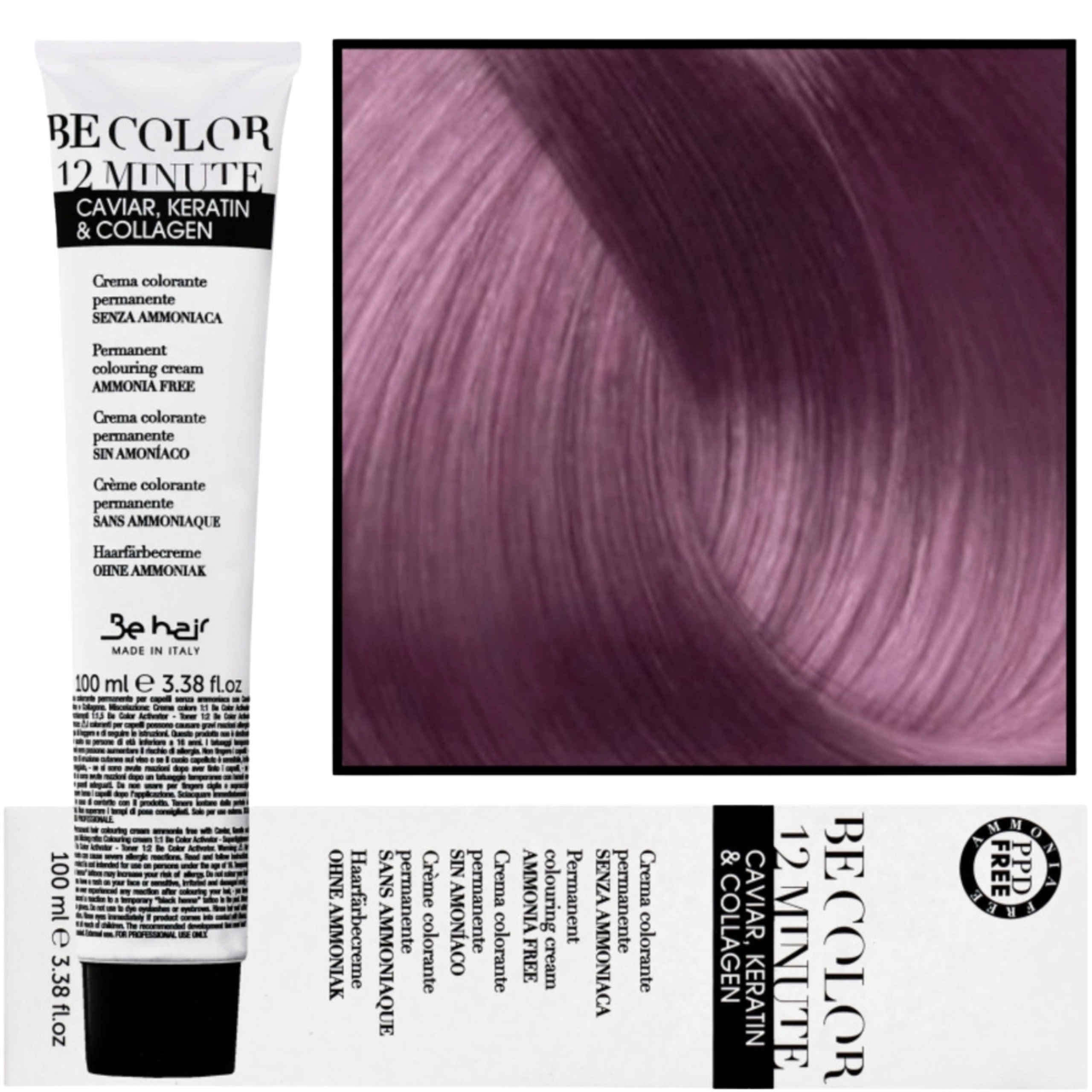 Be Hair Be Color 6.2 farba do włosów fioletowy ciemny blond 100ml
