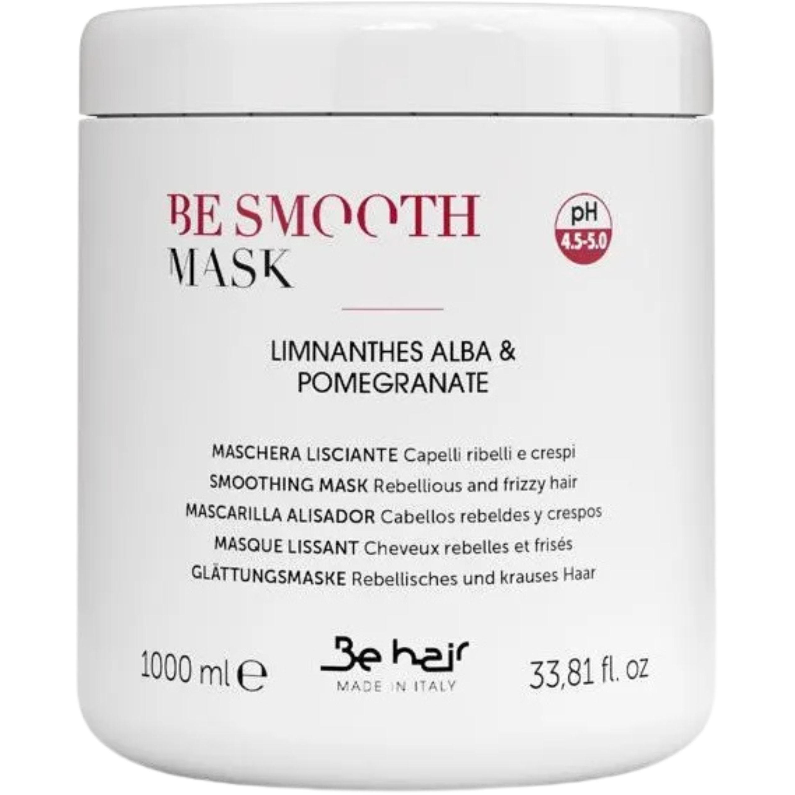 BH Be Smooth maska wygładzająca do włosów puszących się 1000ml