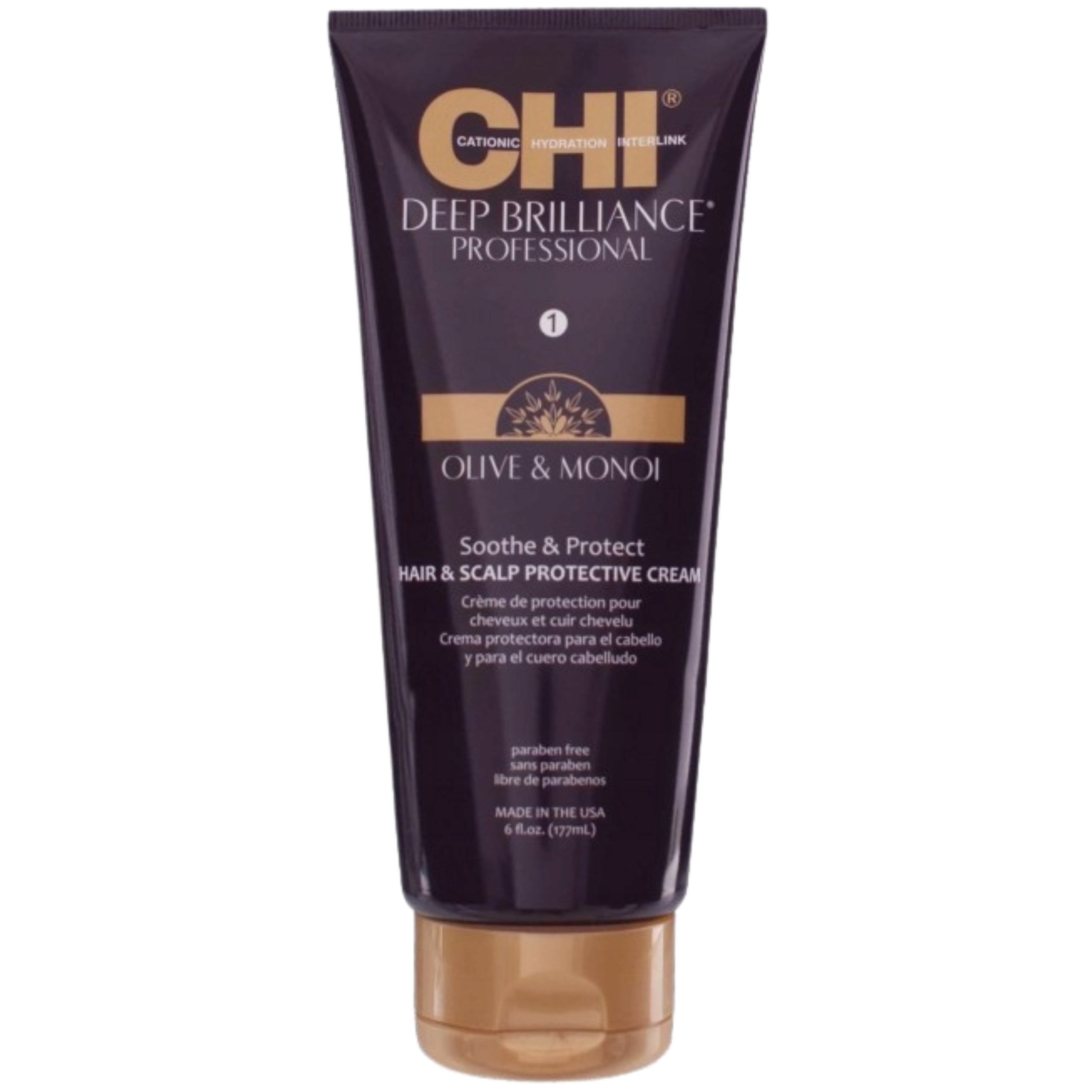 CHI Deep Brilliance ochronny krem do włosów i skóry głowy 177ml