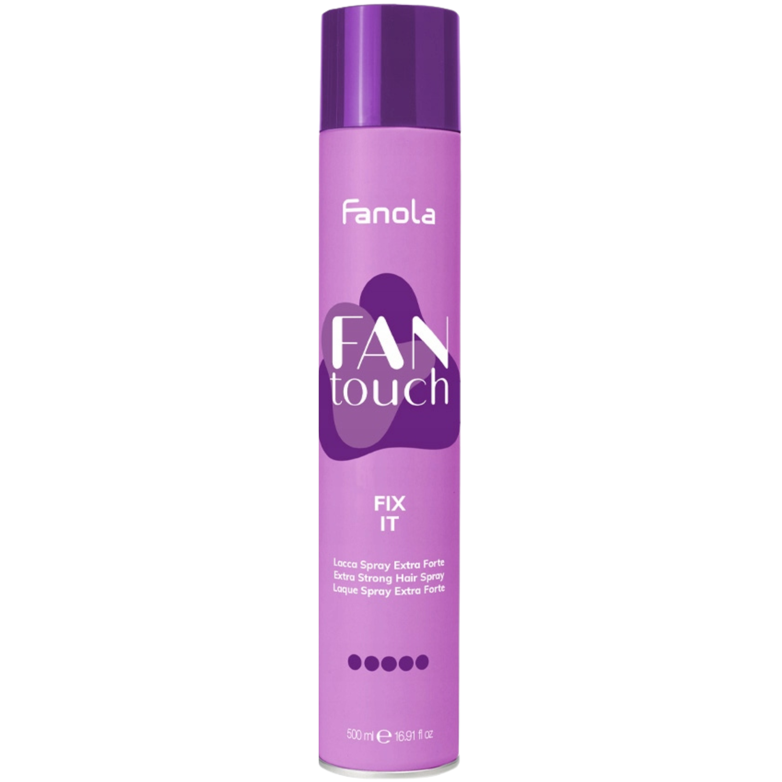 Fanola FanTouch Extra Strong lakier do włosów bardzo mocny 500ml
