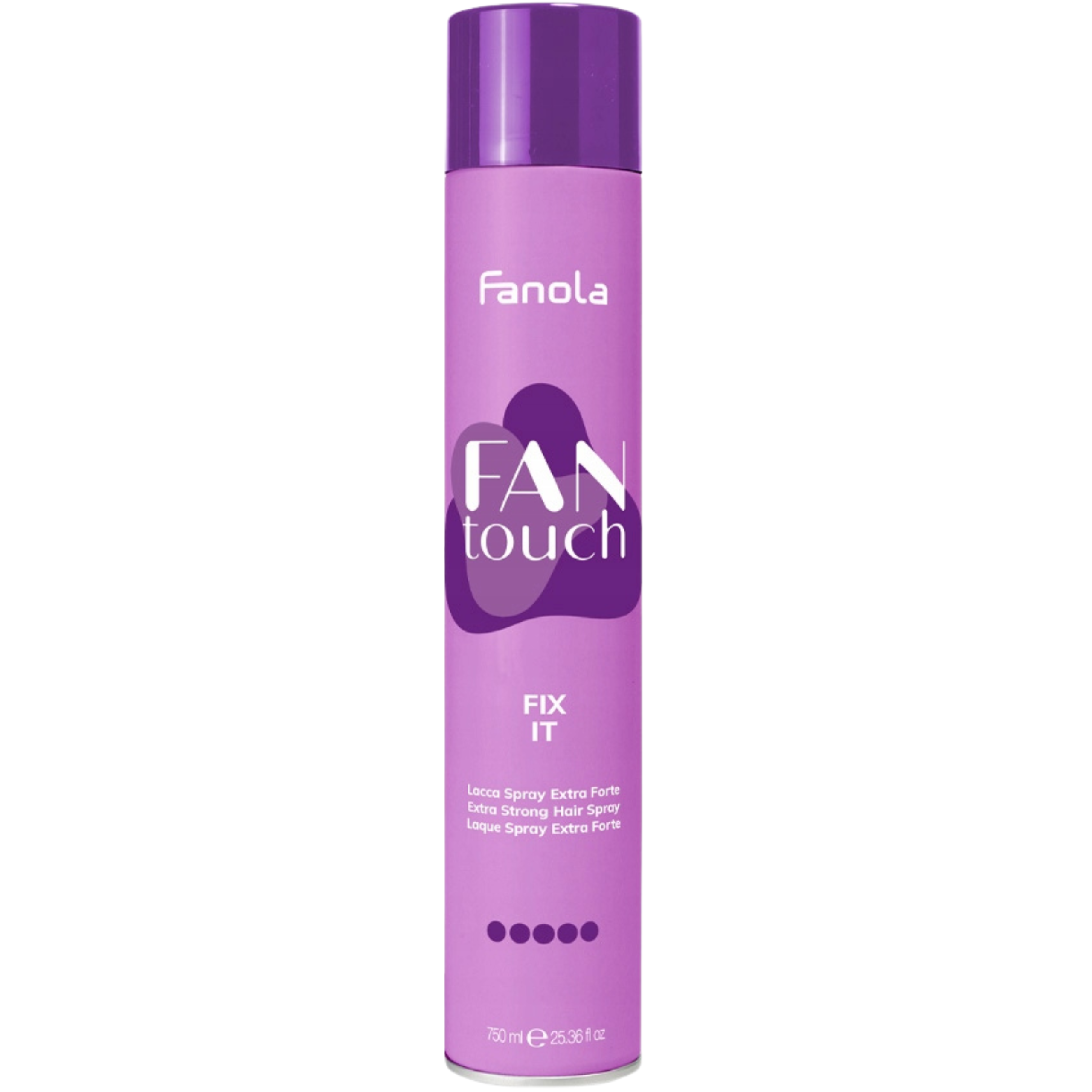 Fanola FanTouch Extra Strong lakier do włosów bardzo mocny 750ml