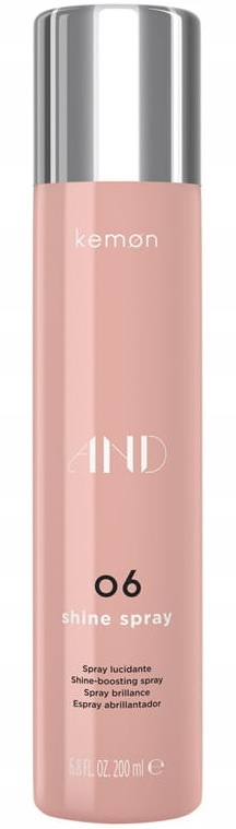 Kemon AND 06 Shine Spray Nabłyszczający Spray do Włosów 200ml