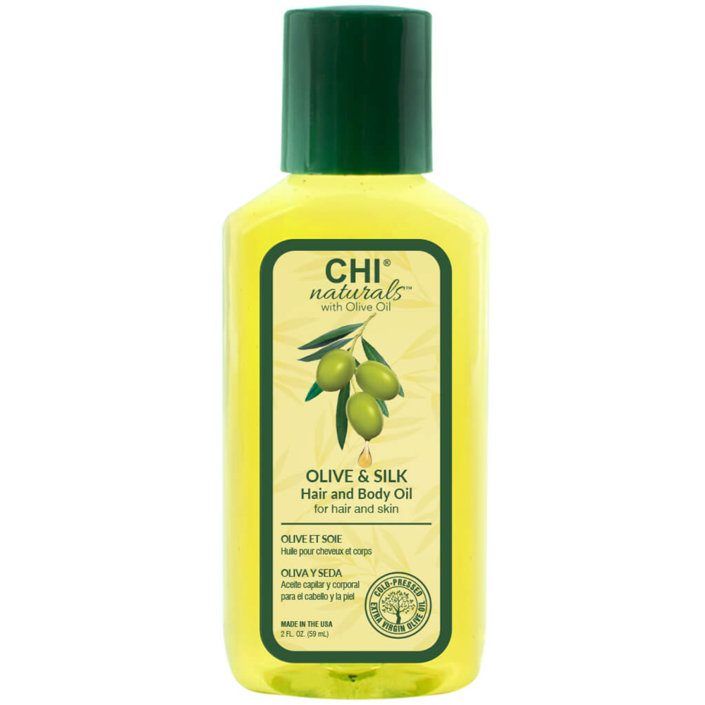 CHI Naturals Olive & Silk Hair and Body Oil olejek do włosów i ciała 59 ml