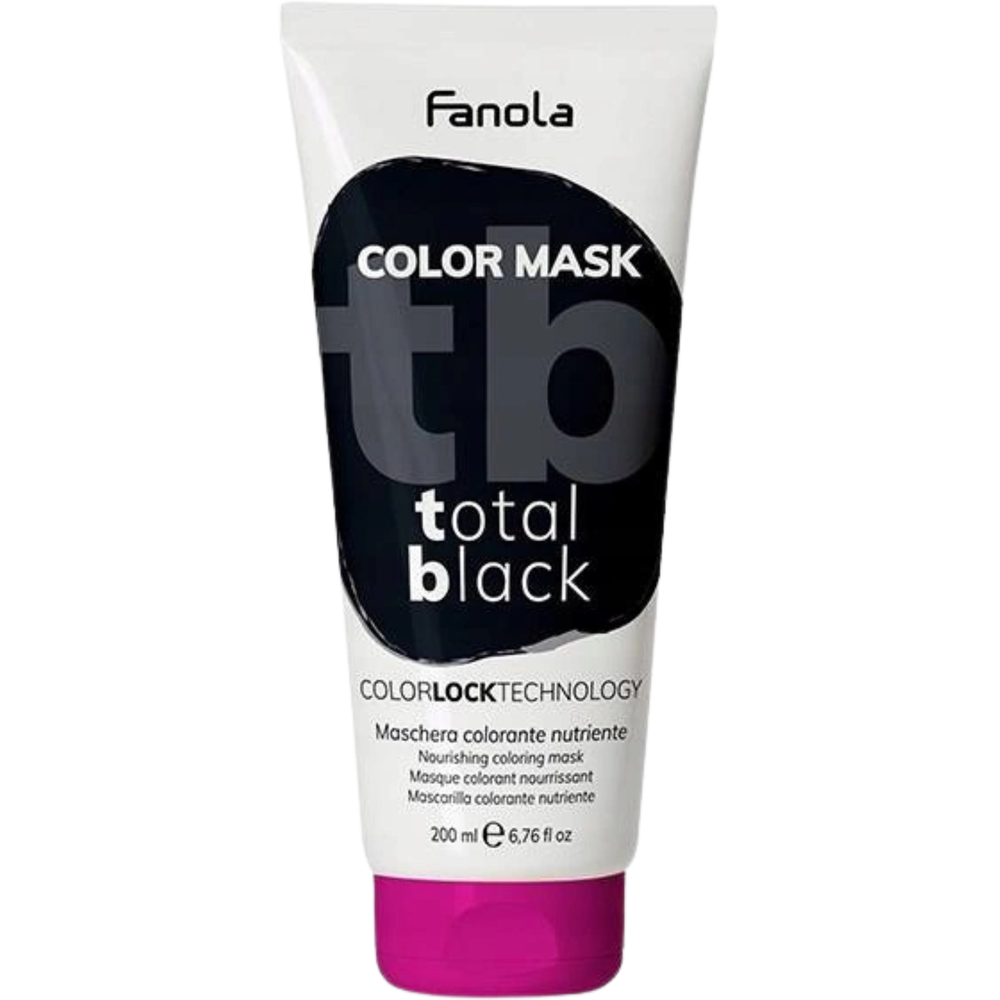 Fanola Color Maska Black CZARNA 200 ml