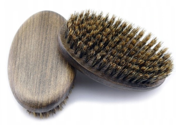 Szczotka Do Brody Naturalne Włosie Dzika Orzech