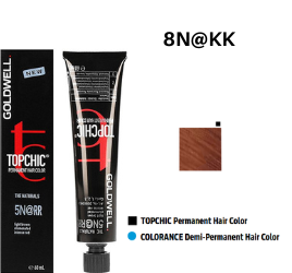 Goldwell Topchic Elumenated Farba 8N@KK Miedziany Blond 60ml
