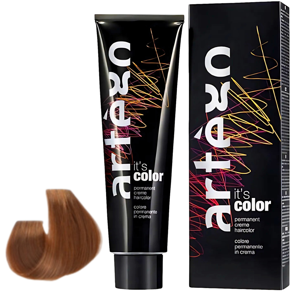 Artego It’s Color Farba do Włosów 7.41-7KA Miedziano-Złoty Blond 150ml