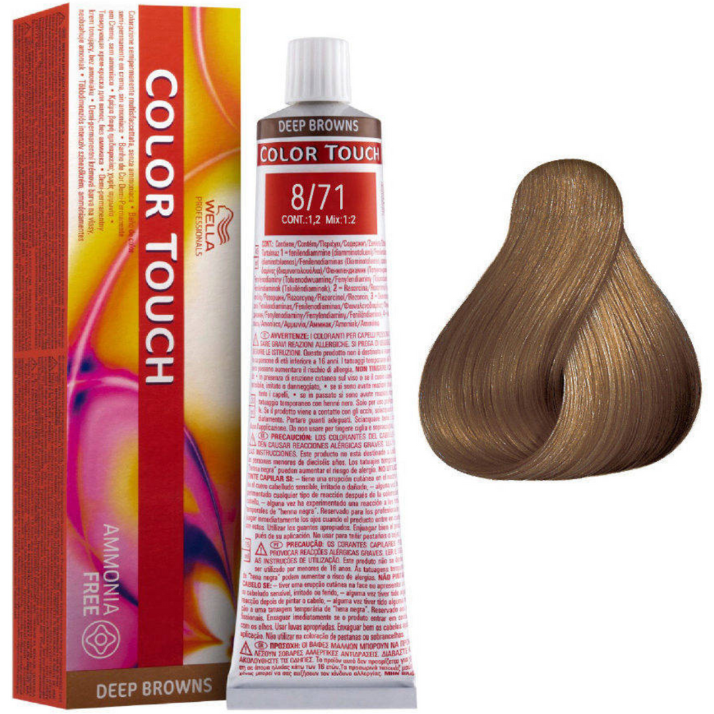 Wella Farba Color Touch 60ml 8/71