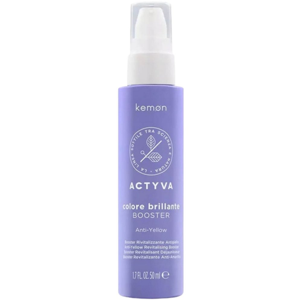 Kemon Actyva Colore Brill Anti-Yellow Booster Neutralizator Żółtych Tonów 50ml