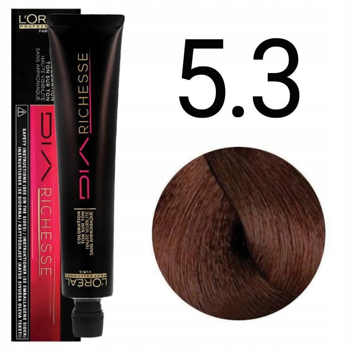 L'Oréal Dia Richesse 5.3 50ml - Średni brąz złoty | Koloryzacja