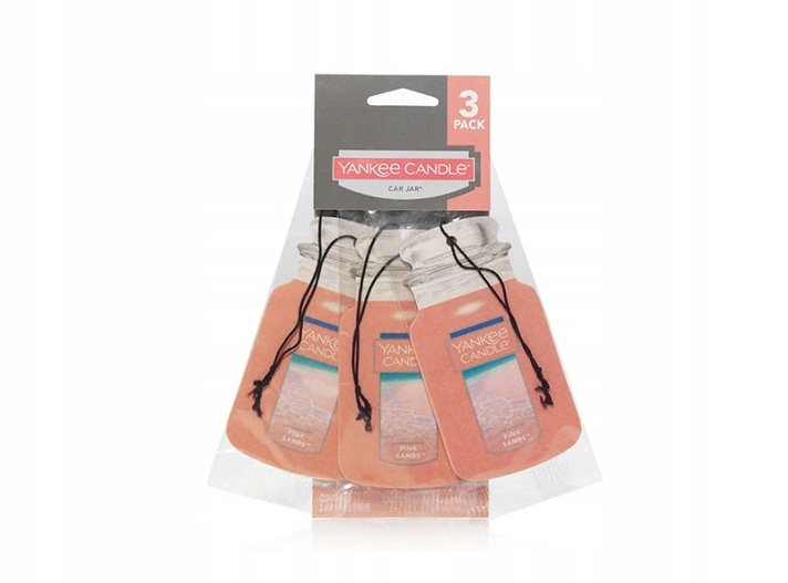 Yankee Candle Car Jar Bonus Pack Pink Sands 3 szt.