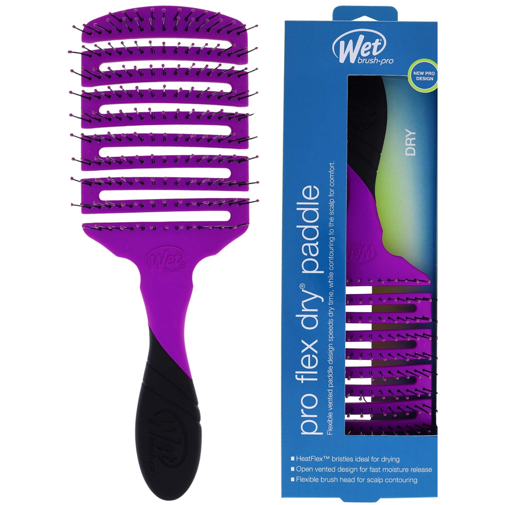 Wet Brush Pro Flex Dry Paddle szczotka do suszenia włosów fioletowa