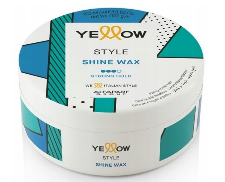 Alfaparf YELLOW Style Shine Wax Wosk Nabłyszczający do Włosów 100 ml