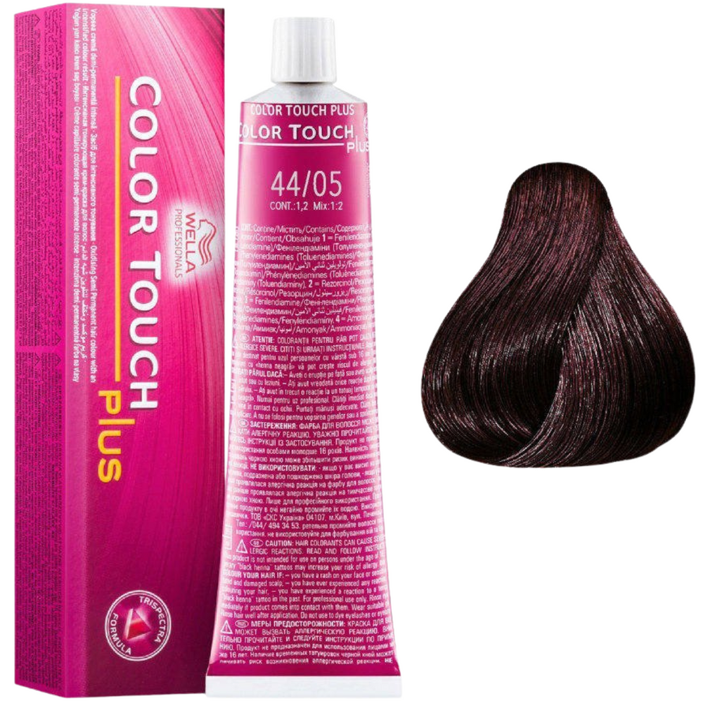 Wella Farba Color Touch Plus 60ml 44/05