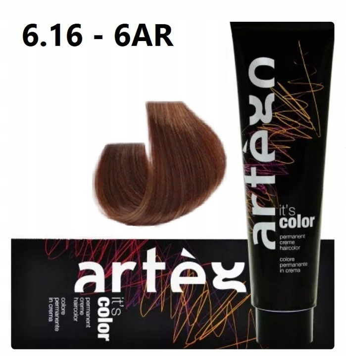 Artego It’s Color Farba 6.16-6AR Popielato-Czerwony Blond 150ml