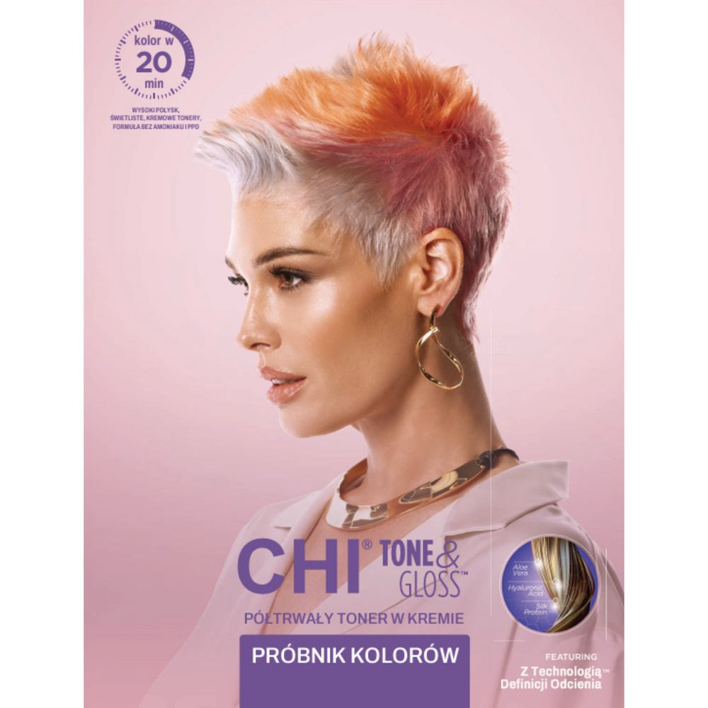 CHI Tone & Gloss karta kolorów farb i tonerów do włosów