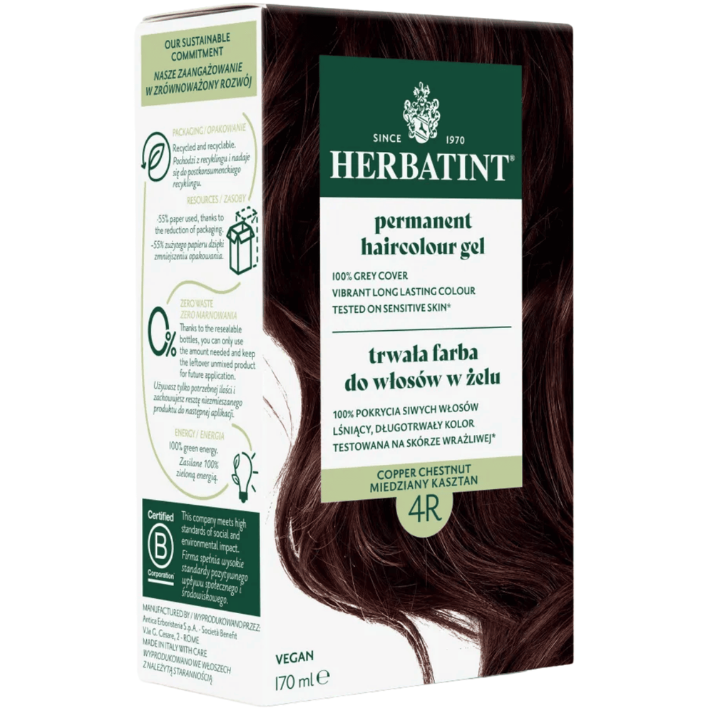 Herbatint Farba 4R Miedziany Kasztan 150ml