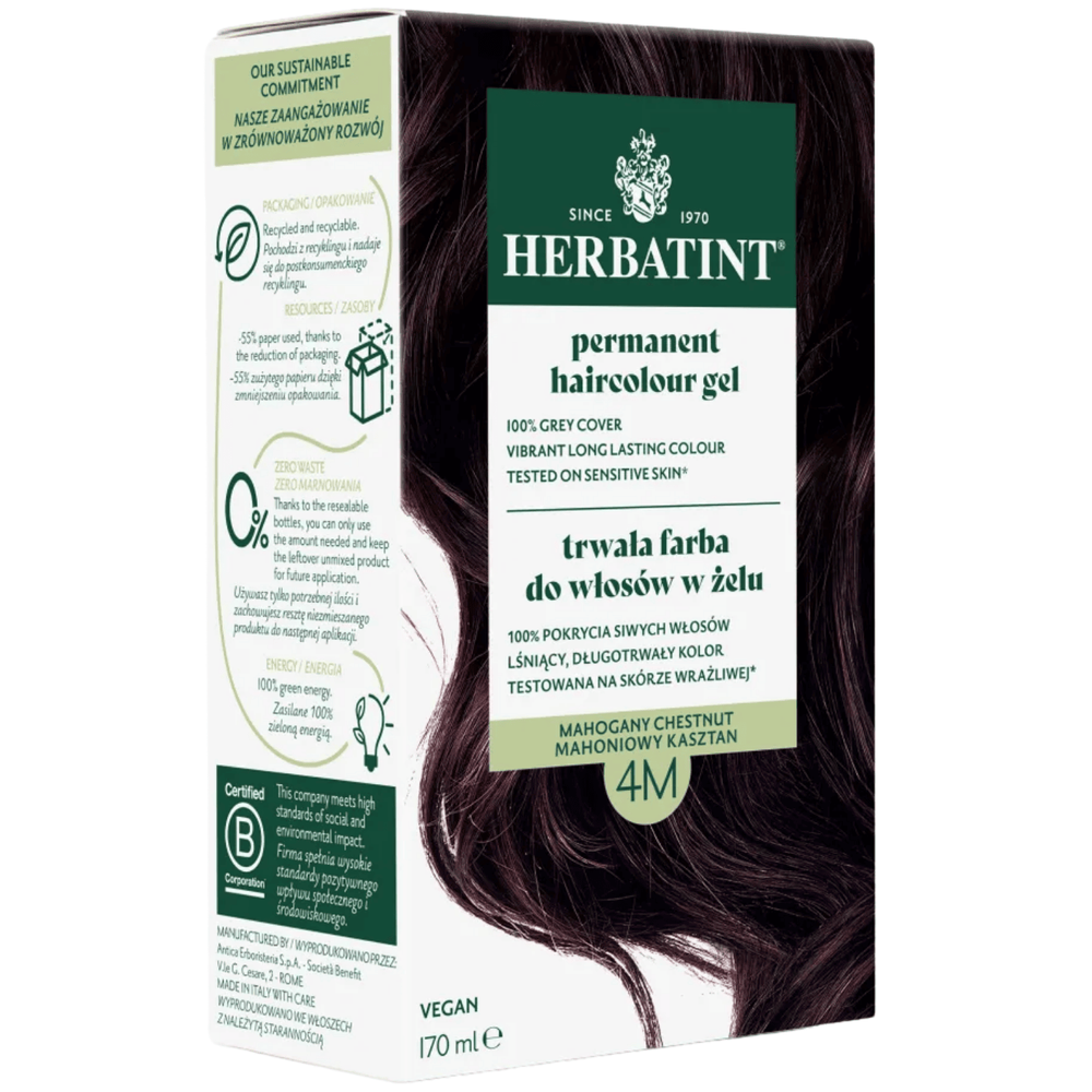Herbatint Farba 4M Mahoniowy Kasztan 150ml