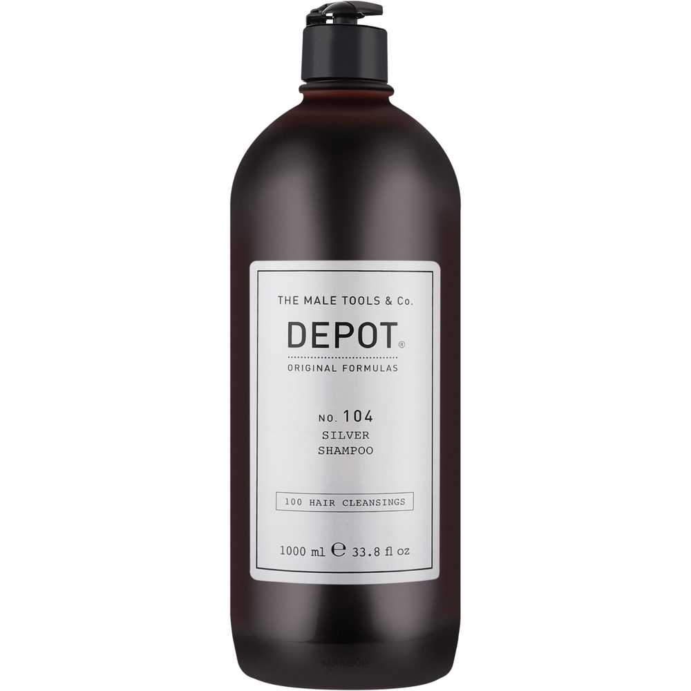 Depot No.104 Silver Szampon do Włosów Siwych i Blond 1000ml