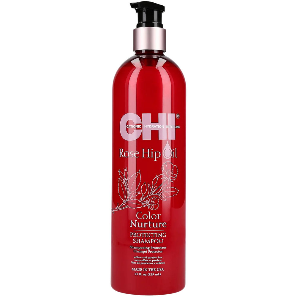CHI Rose Hip Oil szampon do włosów farbowanych 739ml