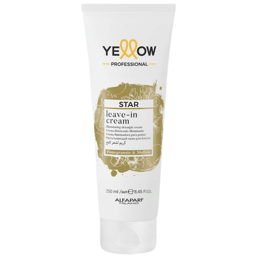 Alfaparf YELLOW Star Leave-In Cream Krem Bez Spłukiwania do Włosów 250 ml