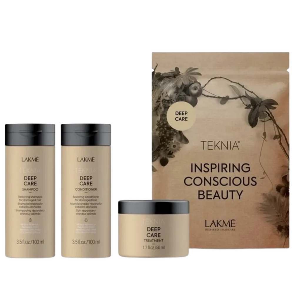Lakme Teknia Deep Care Zestaw Podróżny Szampon + Maska 2x100+50ml