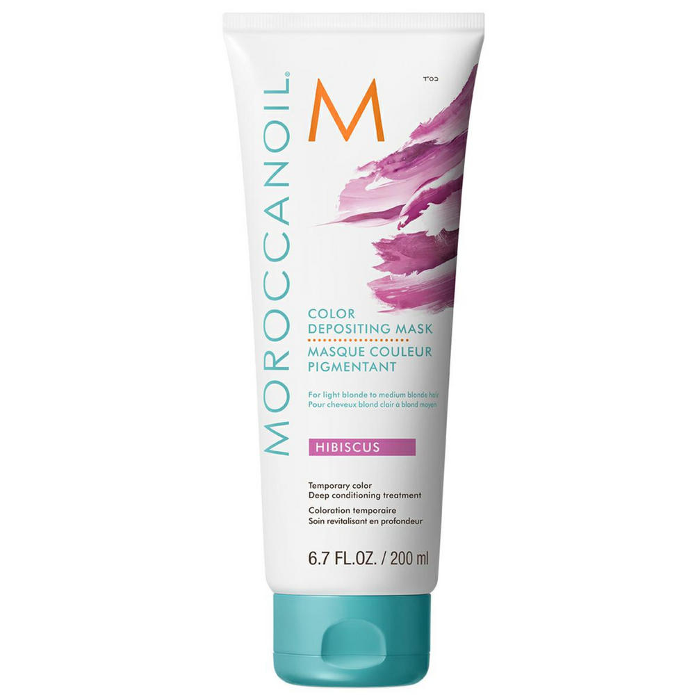 Moroccanoil Color Depositing Mask Hibiscus Koloryzująca Maska Do Włosów 200 ml