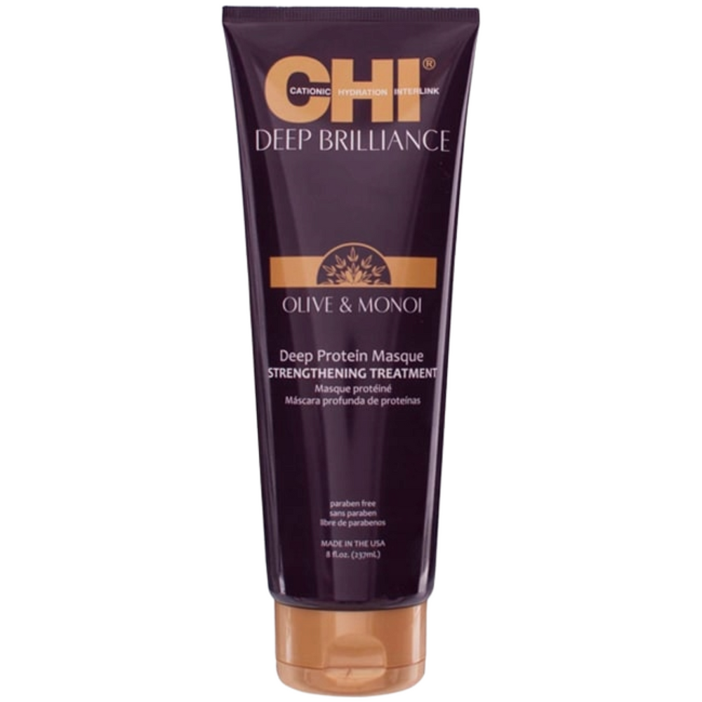 CHI Deep Brilliance proteinowa maska wzmacniająca do włosów 237ml