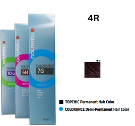 Goldwell Colorance Farba Tonująca 4-R Czerwony Brąz 60ml