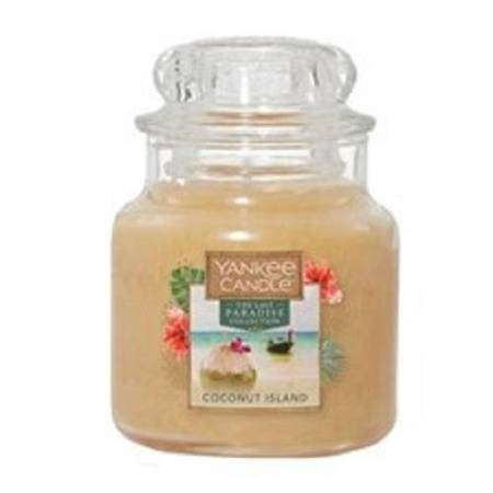 Yankee Candle Small Jar świeca zapachowa Coconut Island kokos wanilia tropiki 104 g