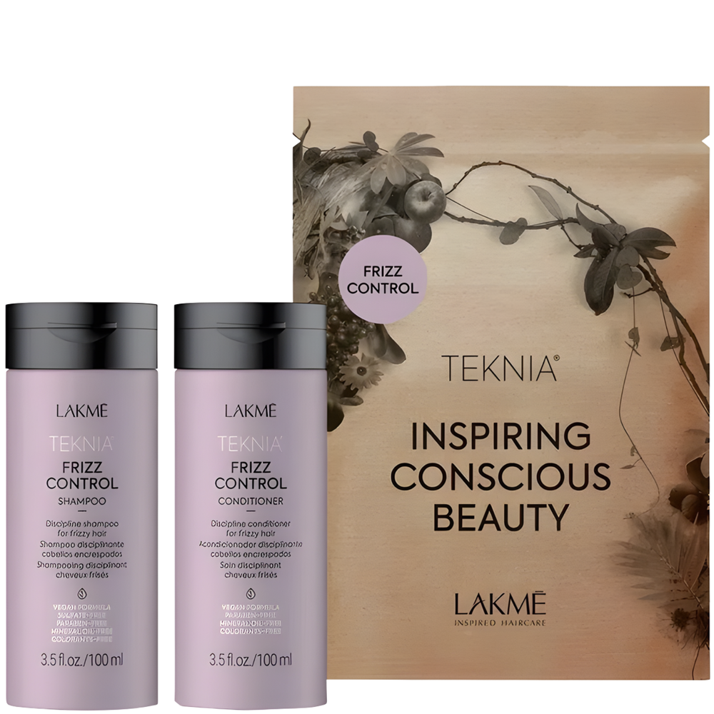 Lakme Teknia Frizz Control Zestaw Podróżny Szampon + Maska 2x100ml