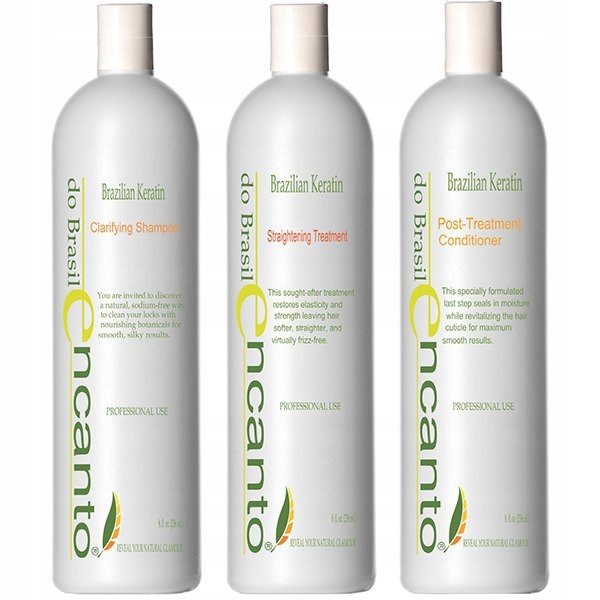 Encanto Brazylijska Keratyna Prostowanie 3x473ml