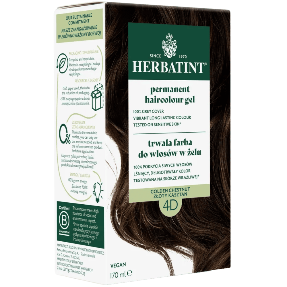 Herbatint Farba 4D Złoty Kasztan 150ml