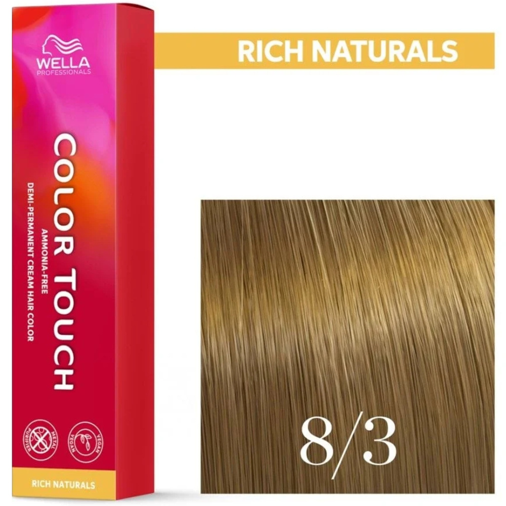 Wella Farba Color Touch 60ml 8/3