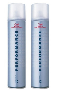 2x Wella Performance Bardzo Mocny Spray 500ml