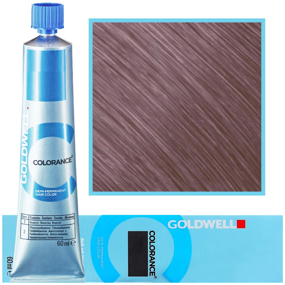 Goldwell Colorance Farba do Włosów 8CA@PB 22 Popielato-Beżowy Jasny Blond 60ml