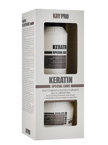 KayPro Mini Keratin Zestaw Szampon 100ml + Maska do Włosów  100ml