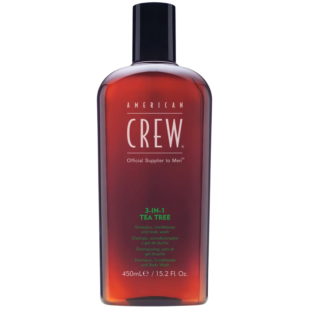 American Crew Tea Tree 3in1 Szampon Odżywka i Żel pod Prysznic 450ml