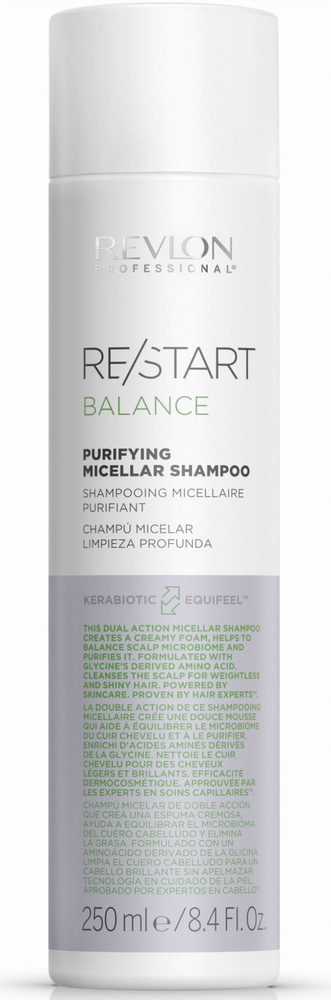 Revlon Restart Balance Purifying Micellar Szampon Oczyszczający 250ml