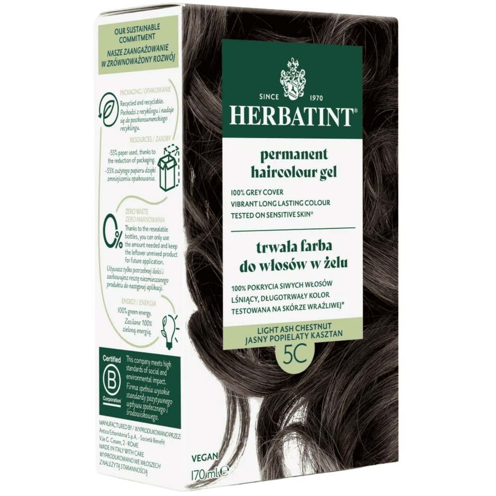 Herbatint Farba 5C Jasny Popielaty Kasztan 150ml