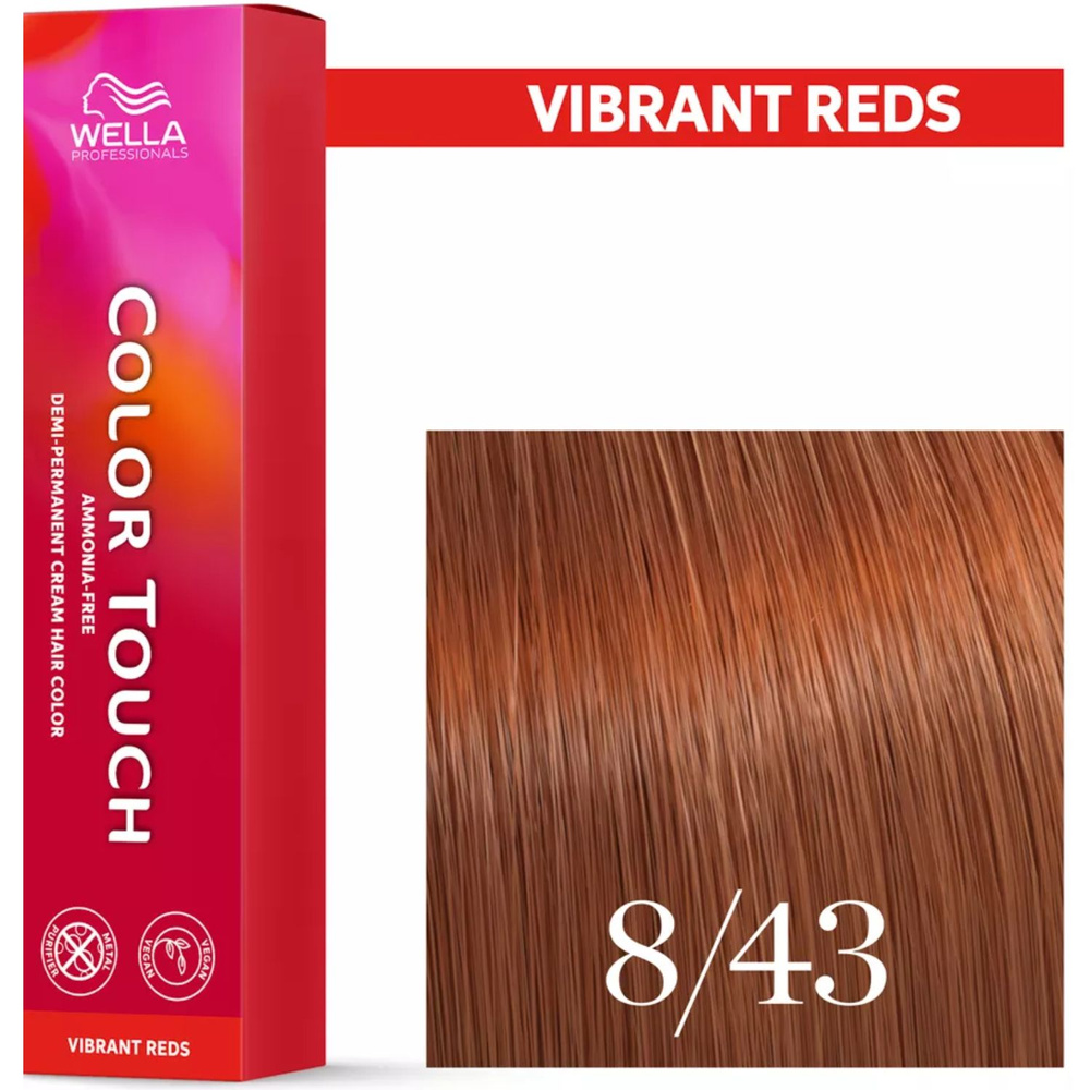 Wella Farba Color Touch 60ml 8/43