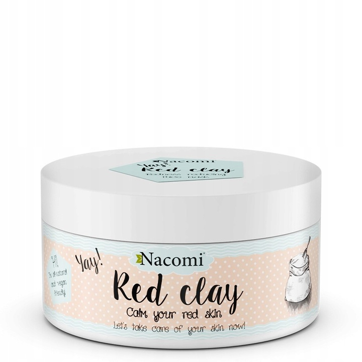Nacomi Red Clay Glinka Czerwona 100 g