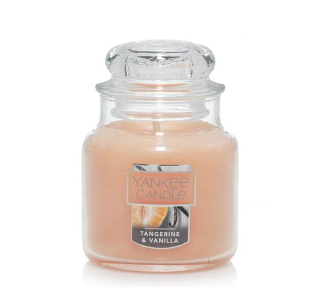 Yankee Candle Small Jar świeca zapachowa Tangerine & Vanilla mandarynka wanilia 104 g