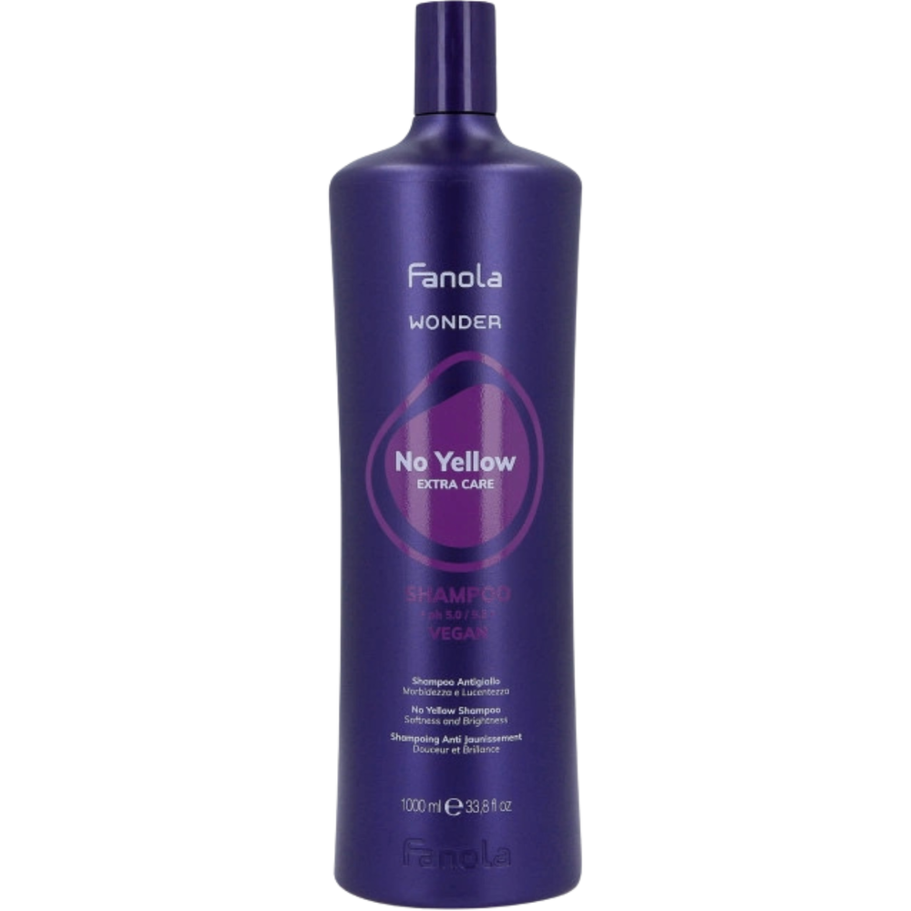 Fanola Wonder No Yellow szampon do włosów neutralizujący żółte tony 1000ml