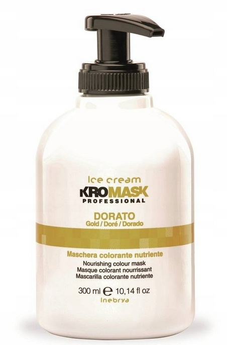 Inebrya Kromask Dorato Maska Tonująca Złota do Włosów 300ml