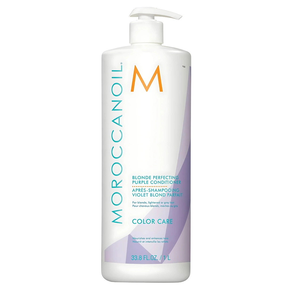 Moroccanoil Blonde Perfecting - Odżywka do włosów blond i siwych 1000 ml